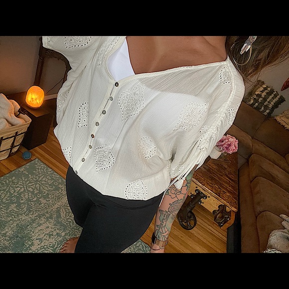 Boho Embroidered Blouse - Picture 6 of 16